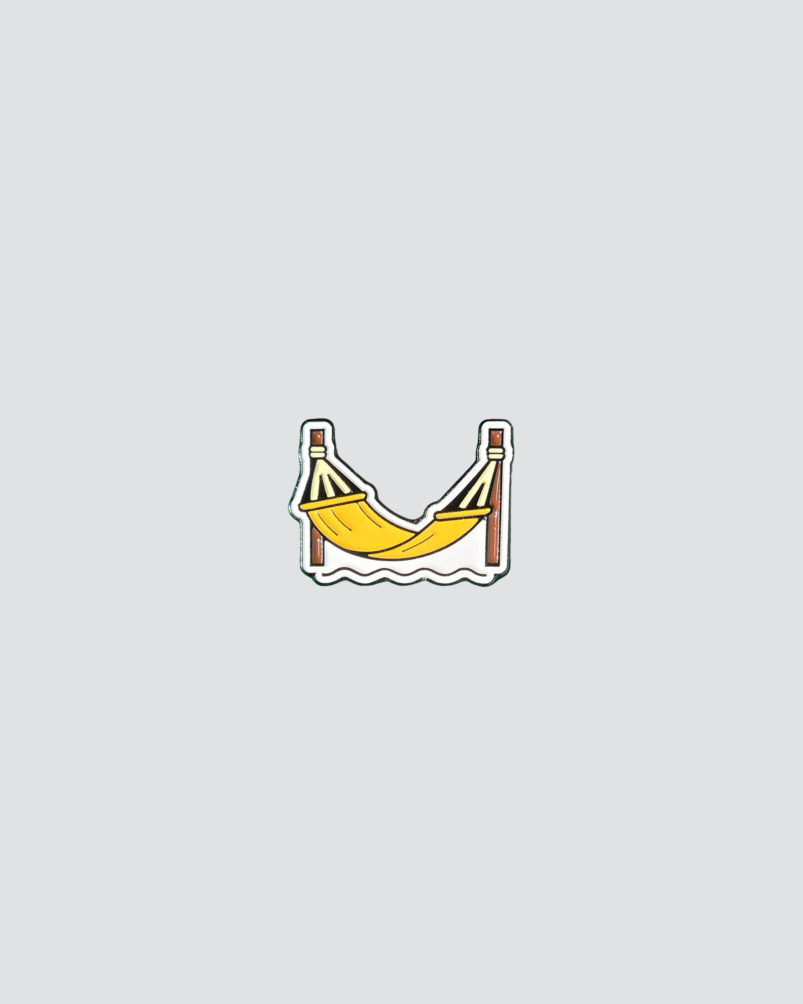 banana shaped yellow hammock ballmarker